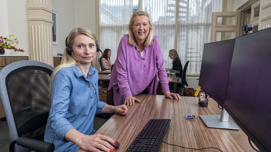 Op de helpdesk voor Oekraïense vluchtelingen
