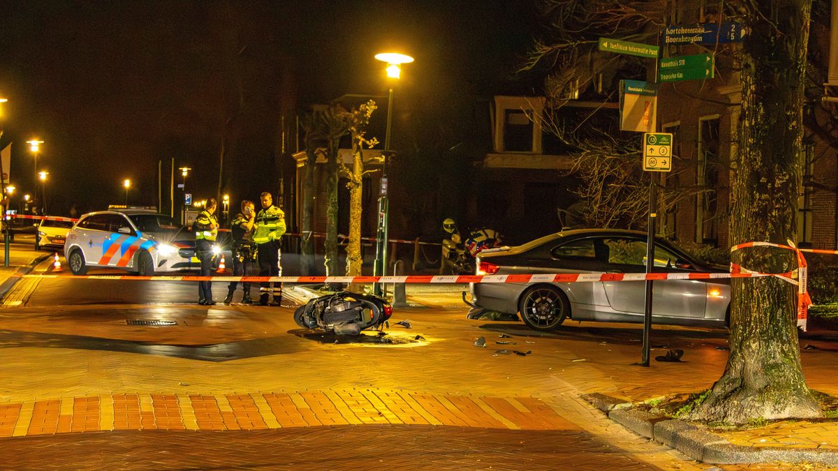 Scooterrijder ernstig gewond bij aanrijding in Beetsterzwaag