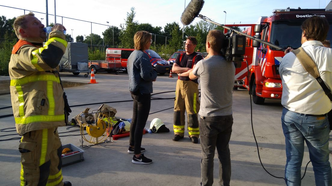 Opnames bij de brandweer Doetinchem.