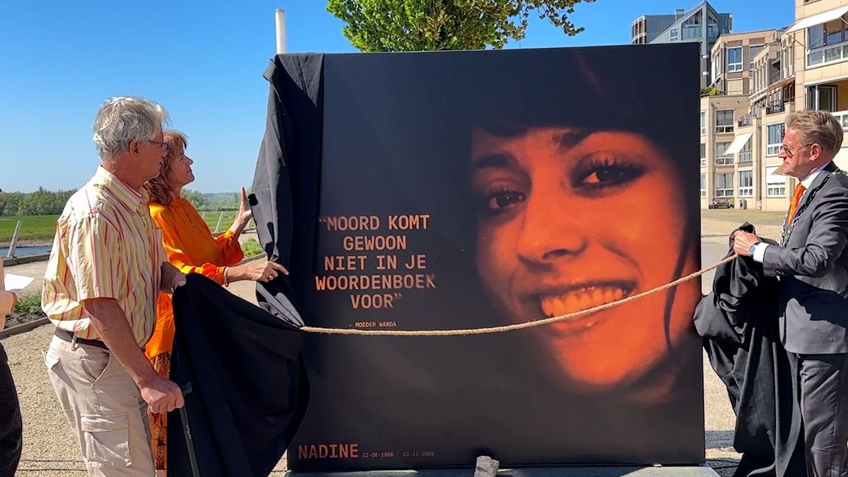 Metershoge foto van vermoorde Nadine (20) nu pal voor het huis van haar ouders