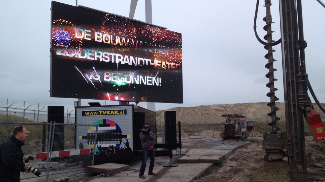 Eerste paal Zuiderstrandtheater