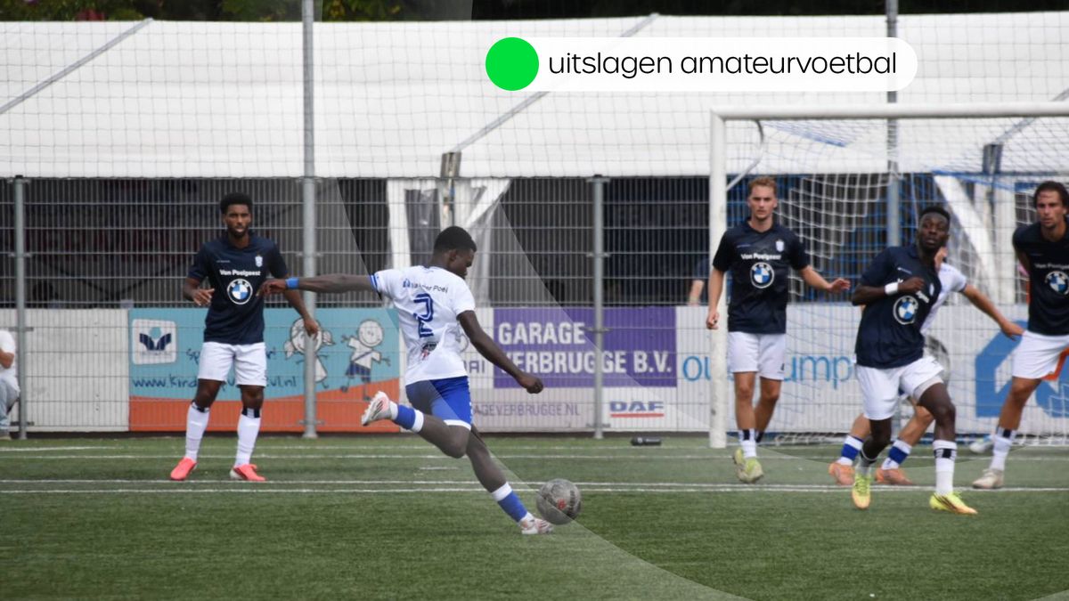Uitslagen amateurvoetbal 15 augustus