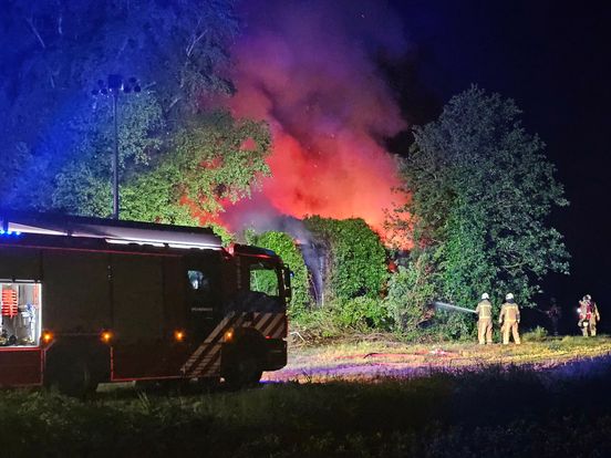 Brand in leegstaande woning in Kerkenveld