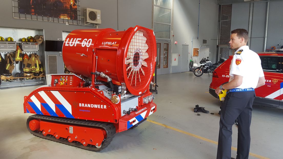 De robot van brandweer Haaglanden 