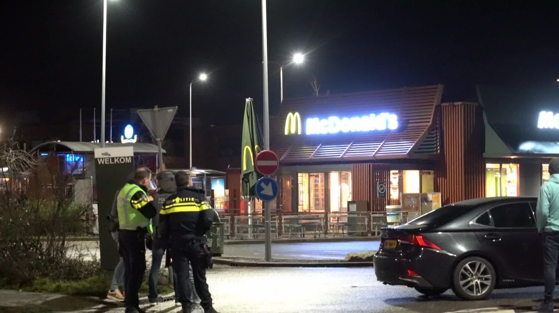 De McDonalds bij Assen-Noord is ontruimd