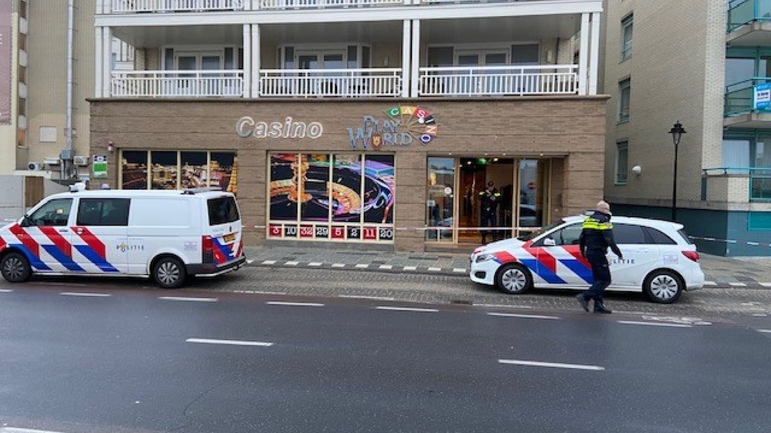 Politie bij het casino