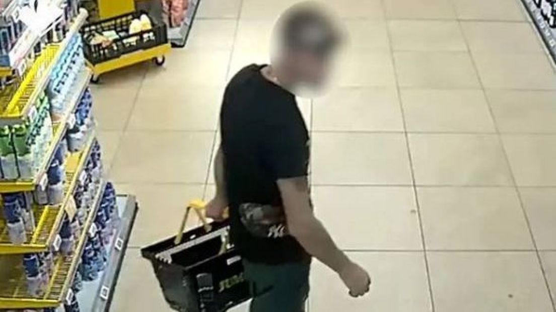 De politie heeft deze foto van de man verspreid.