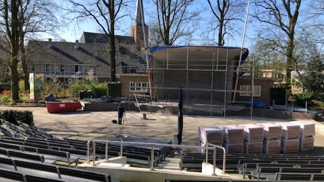 Het openluchttheater in Eibergen.