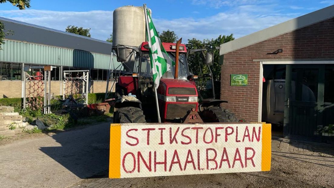 Boeren in de regio maken zich op om naar het Malieveld te gaan