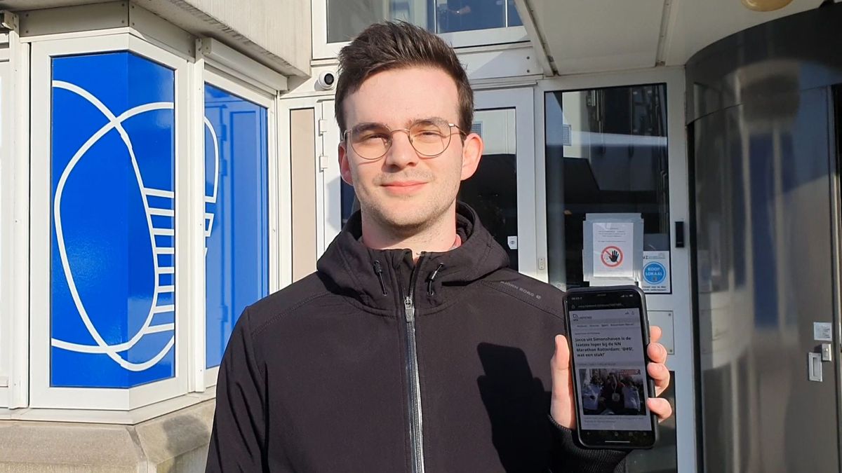 Jacco was laatste loper: 'Als ik nu aan de marathon denk, word ik al moe'