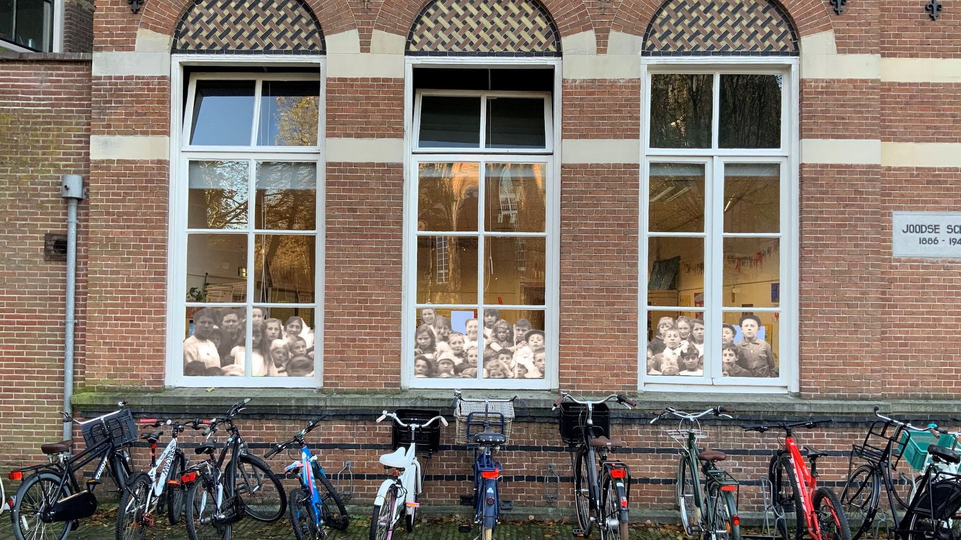 De voormalige Joodse school in Leeuwarden
