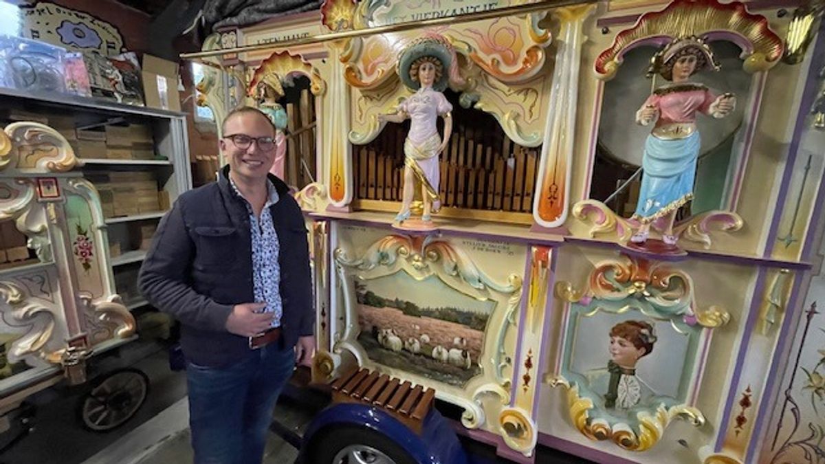 Groninger draaiorgelman wil alle Groningers vrolijk maken