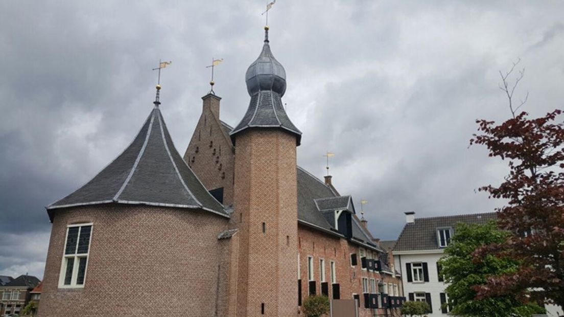 Het kasteel van Coevorden, dat eigendom was van het bisdom van Utrecht (Rechten: archief RTV Drenthe)