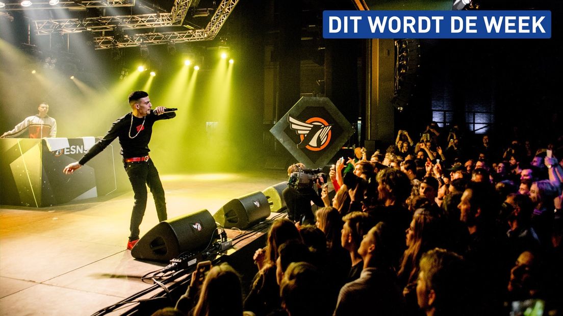 Rapper Boef tijdens een eerder optreden bij ESNS