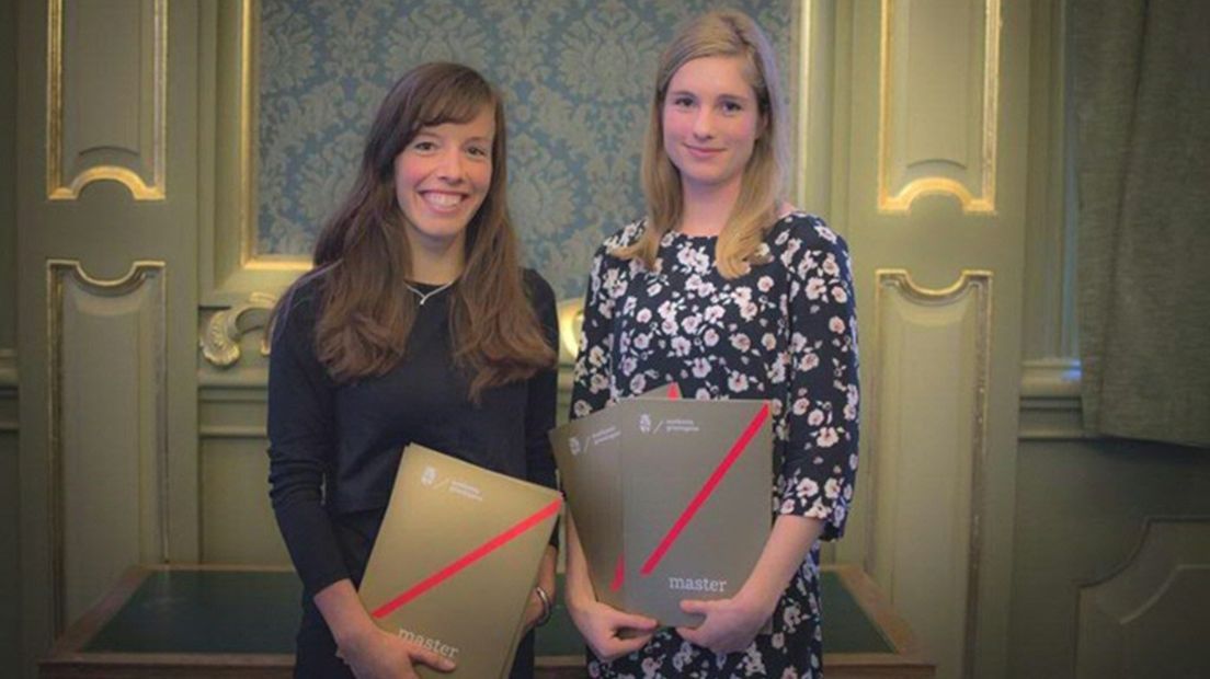Hilde Portena (l) en Suzanne Schot