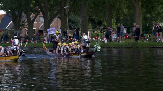 Drakenbootrace verbindt beide kanten van Dieverbrug