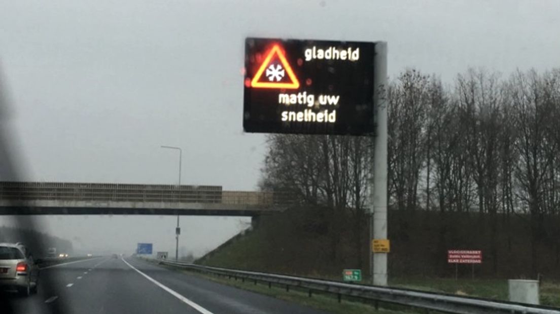 KNMI waarschuwt voor gladheid (Rechten: archief RTV Drenthe)