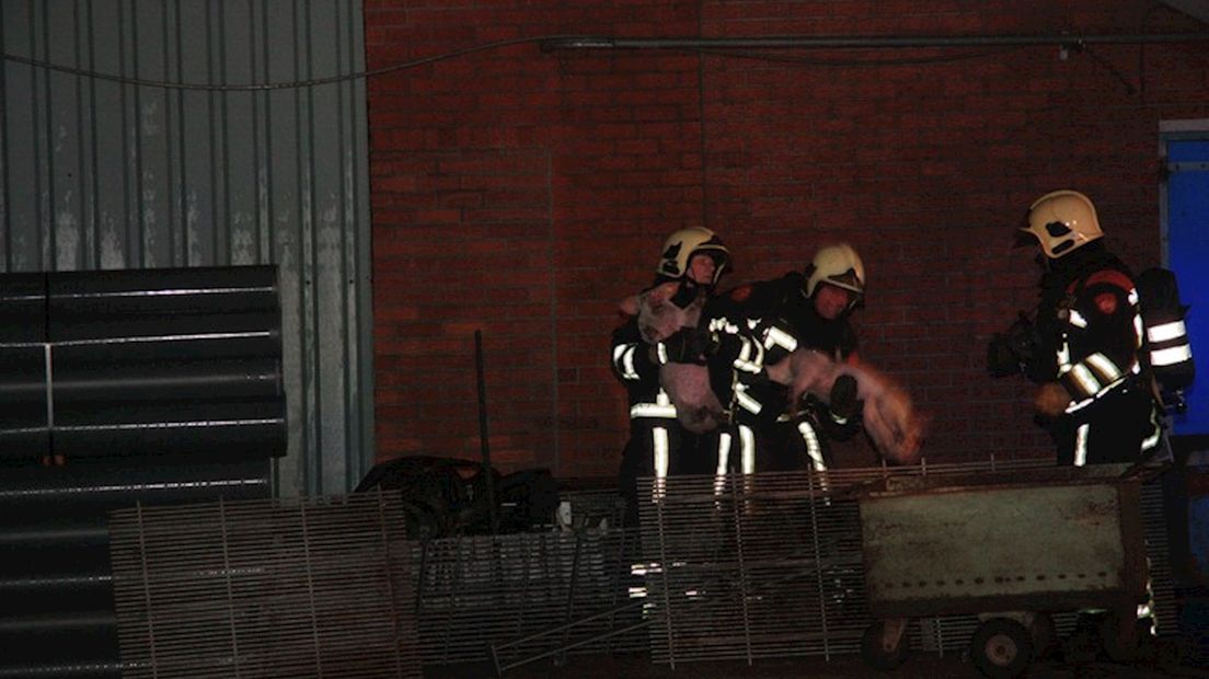 Brand varkensschuur Geesteren