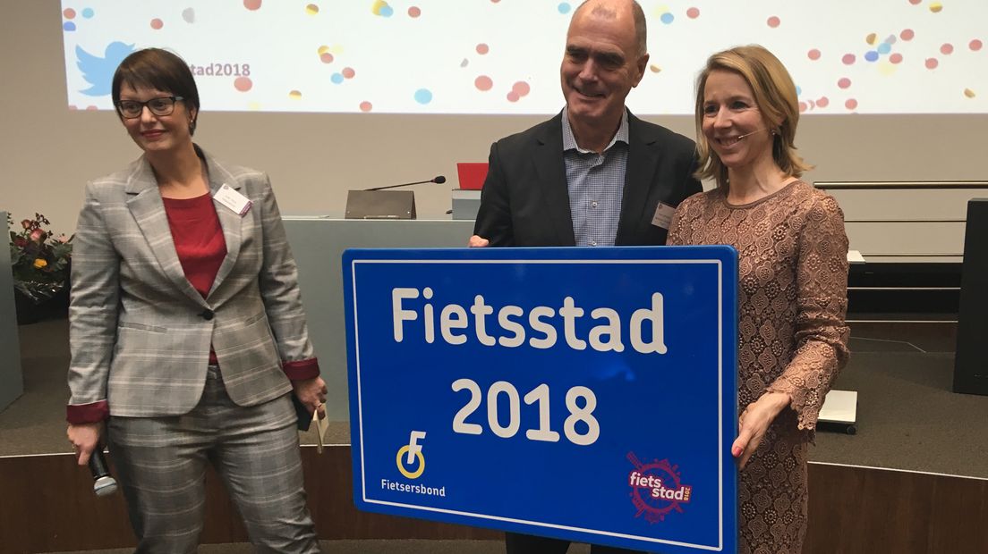 Houten sleepte de titel Fietsstad in 2018 binnen.