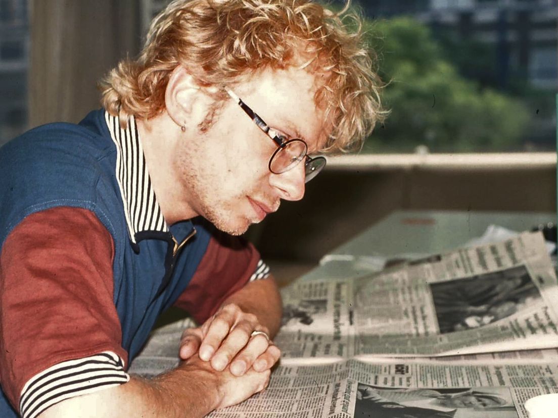 Ronald van Oudheusden in 1993, Delftsestraat Rotterdam