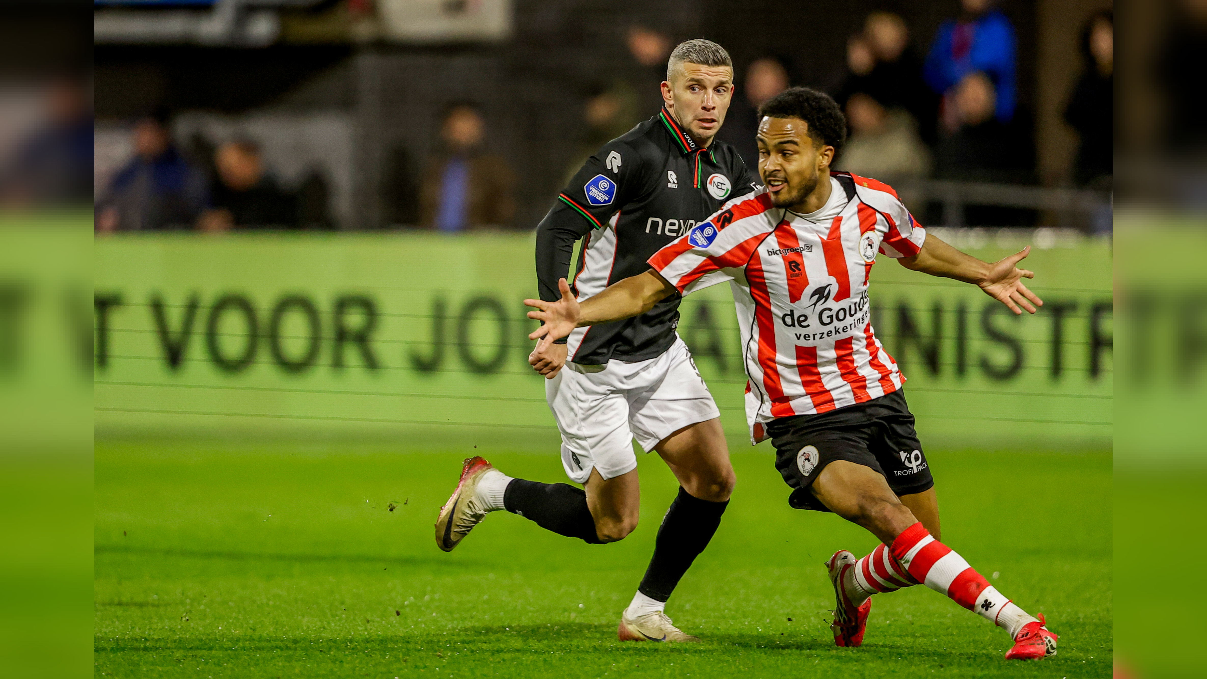 Assist Marvin Young levert Sparta punt op tegen NEC