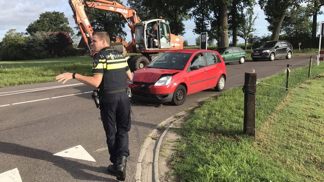 Ongeluk op N35 bij Wierden