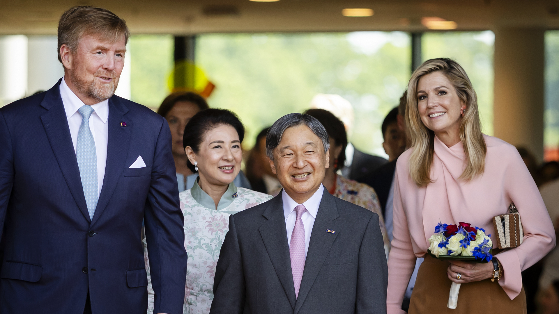Zo zag het bezoek van de Japanse keizer en keizerin aan het Prinses Máxima Centrum eruit