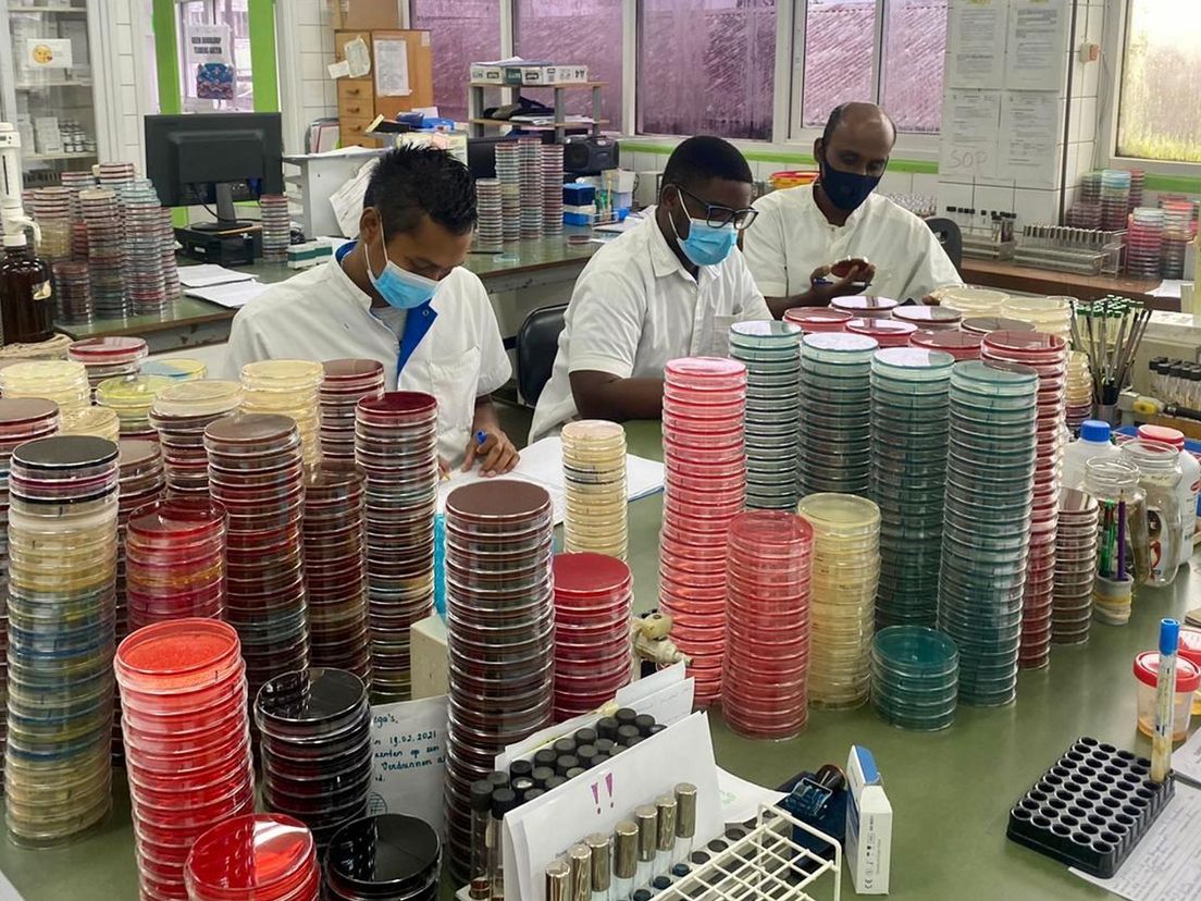 Het Surinaamse lab waar Khadiedjah werkt