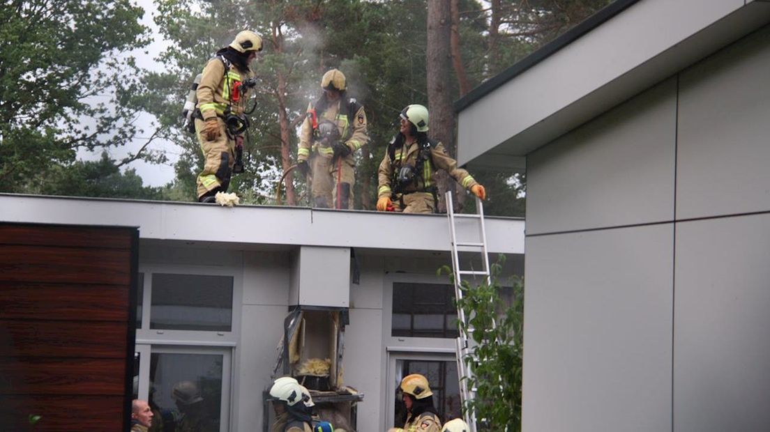 Brand in vakantiewoning IJhorst