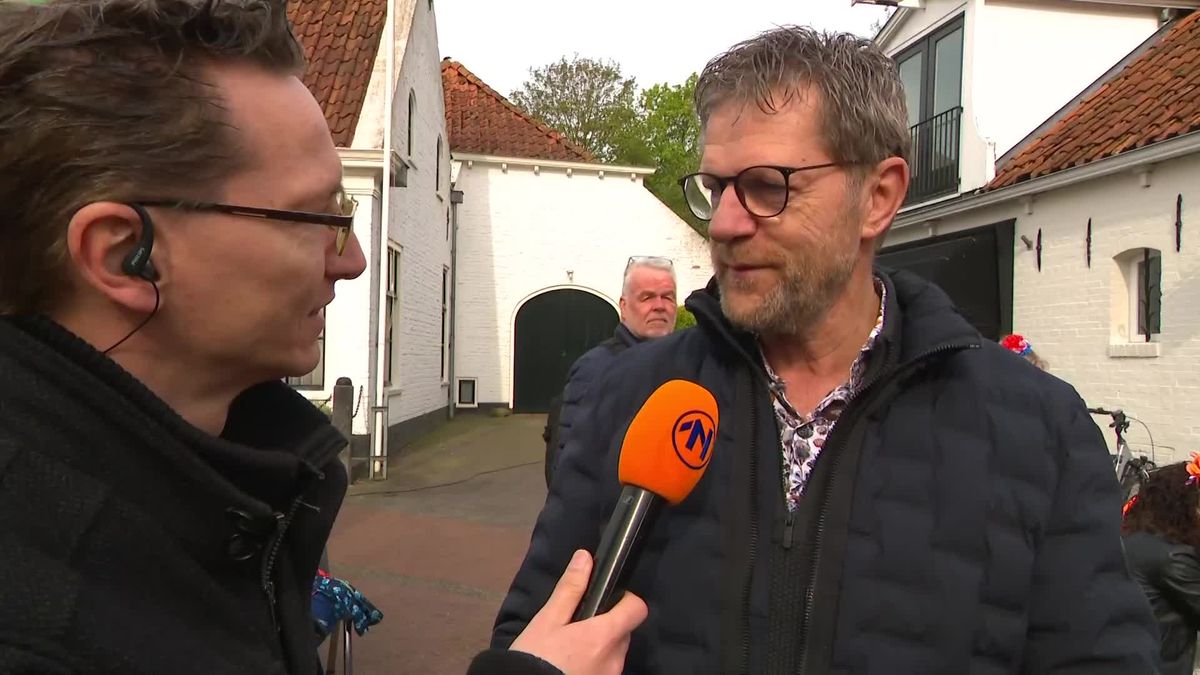 De fanfare en een ridder in Aduard