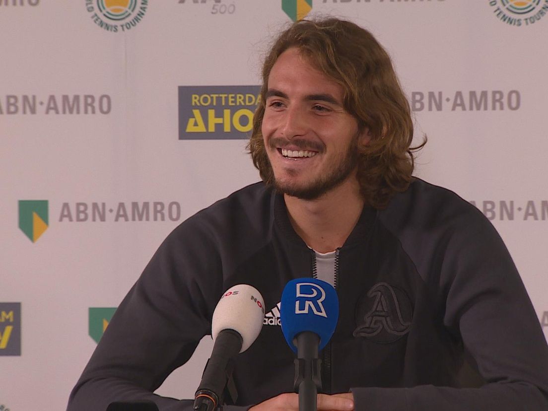 Stefanos Tsitsipas tijdens de editie in 2020.