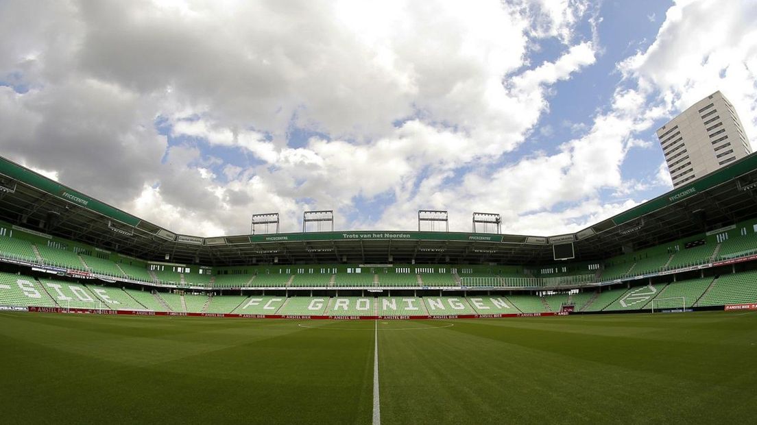 Het stadion van FC Groningen
