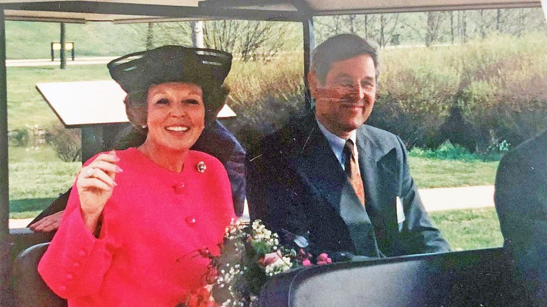 Koningin Beatrix met Hans van Driem