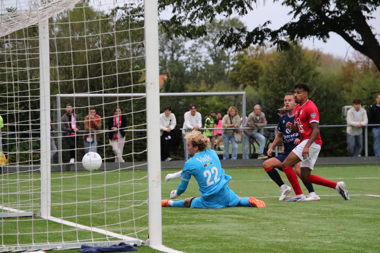 GOES herstelt zich knap tegen Noordwijk, maar ligt uit KNVB Bekertoernooi