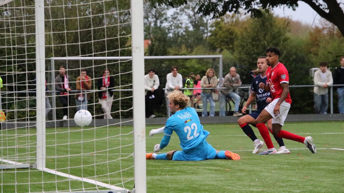 GOES herstelt zich knap tegen Noordwijk, maar ligt uit KNVB Bekertoernooi
