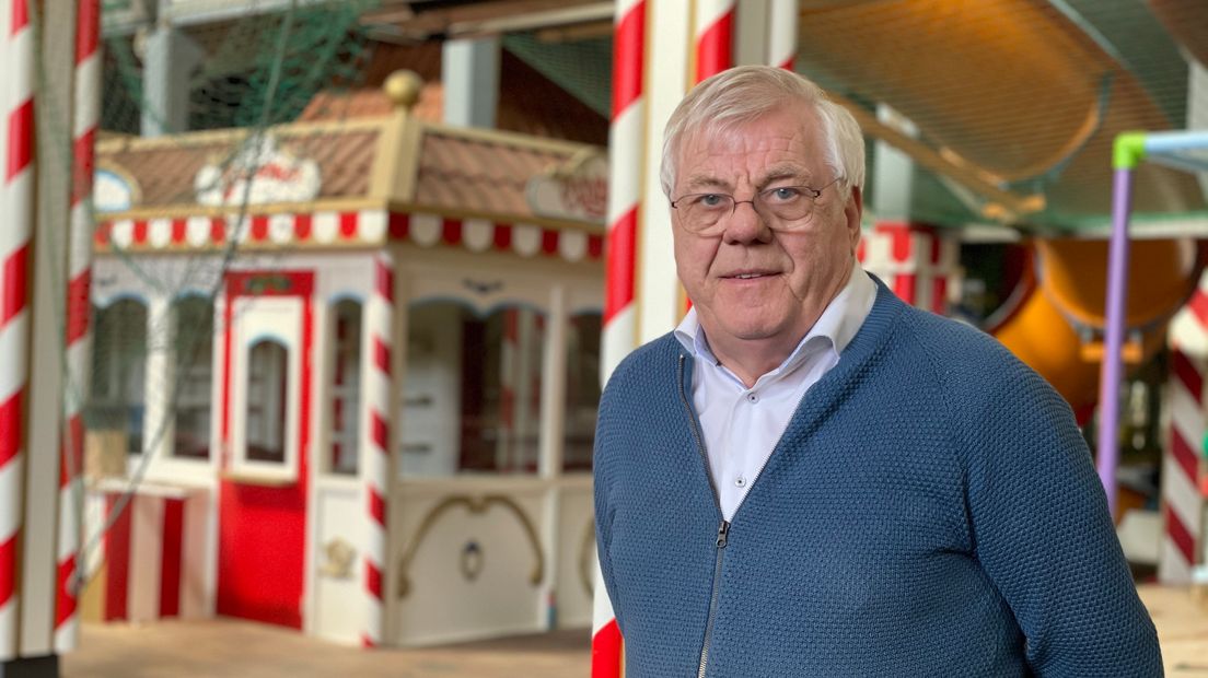 Ondernemer Hennie van der Most in Speelstad Oranje