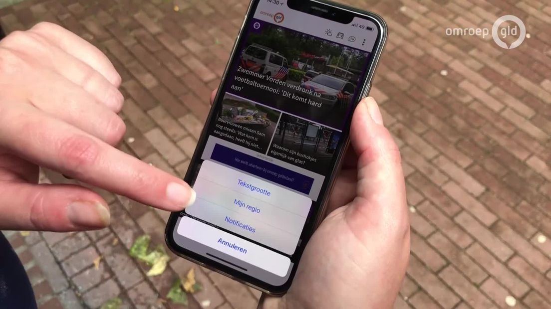 Wil je op de hoogte blijven van het belangrijkste nieuws uit jouw regio? Dat kan met de vernieuwde app van Omroep Gelderland. Gebruikers van de 'oude' app hoeven 'm alleen even te updaten!