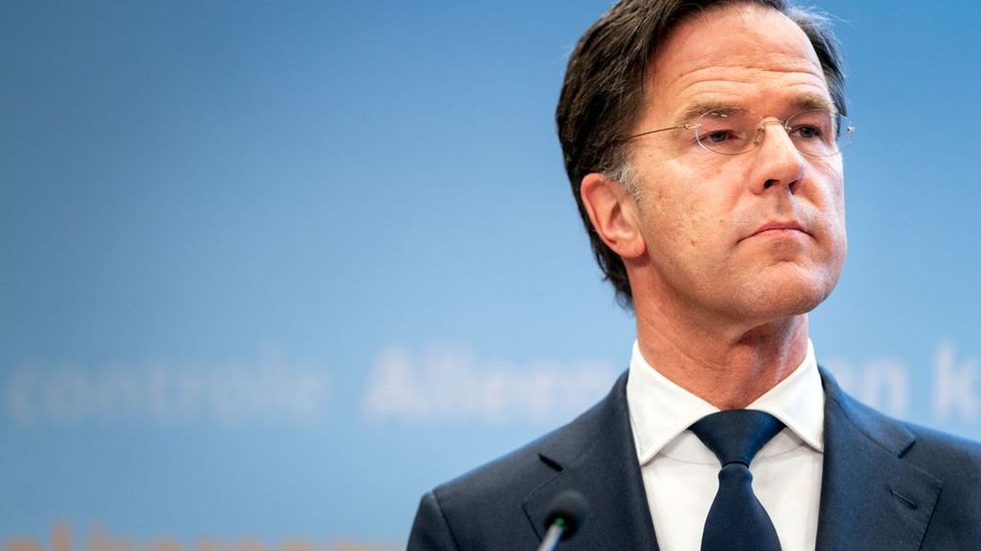 Demissionair minister-president Mark Rutte.