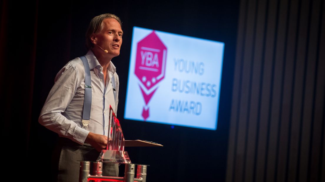 De finalisten mogen hun idee in juni pitchen voor onder meer Jort Kelder (Rechten: Young Business Awards)