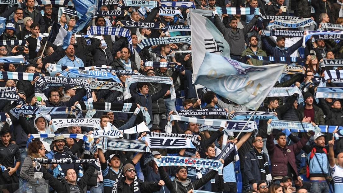 Fans van Lazio.