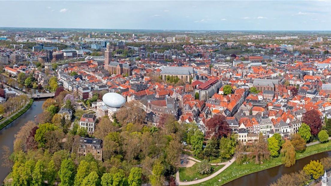 De binnenstad van Zwolle