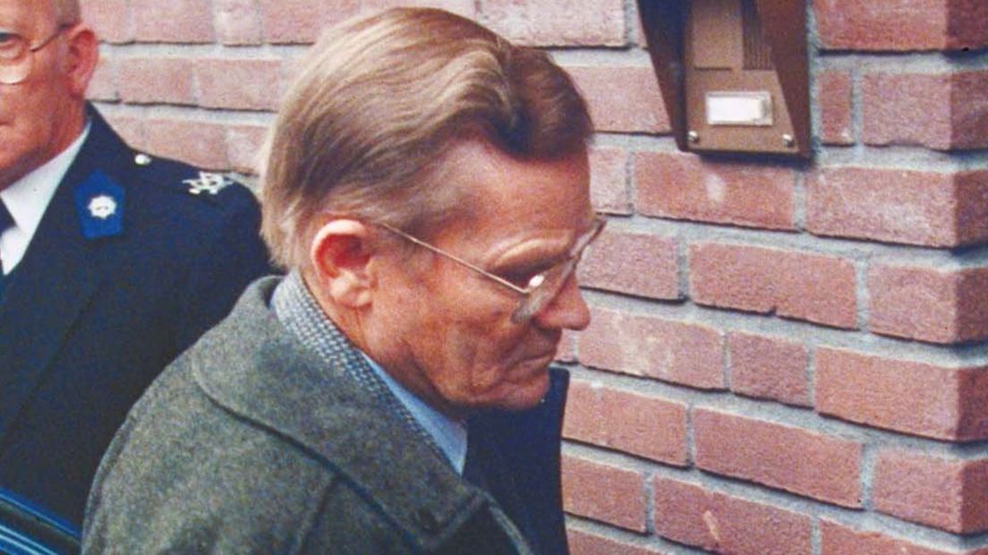 Jacob Luitjens in 1992 bij de rechtbank in Assen
