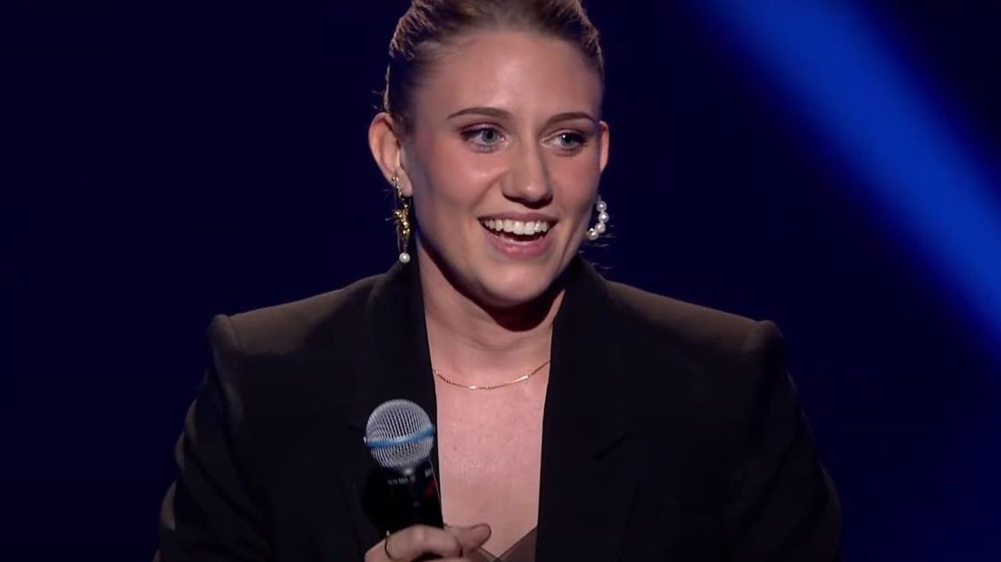 Winnaar was Emmy Ackermans met haar nummer ‘t Letste Rundje.