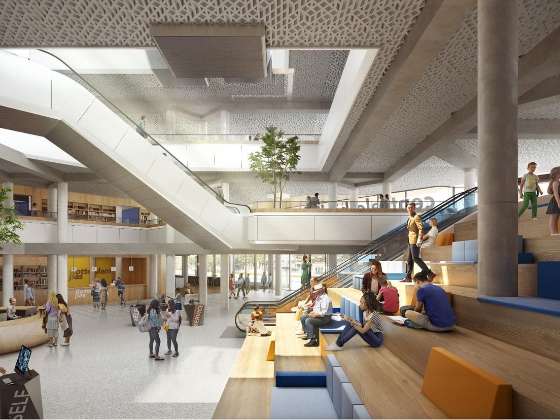 Zo kom je binnen in de nieuwe Centrale Bibliotheek