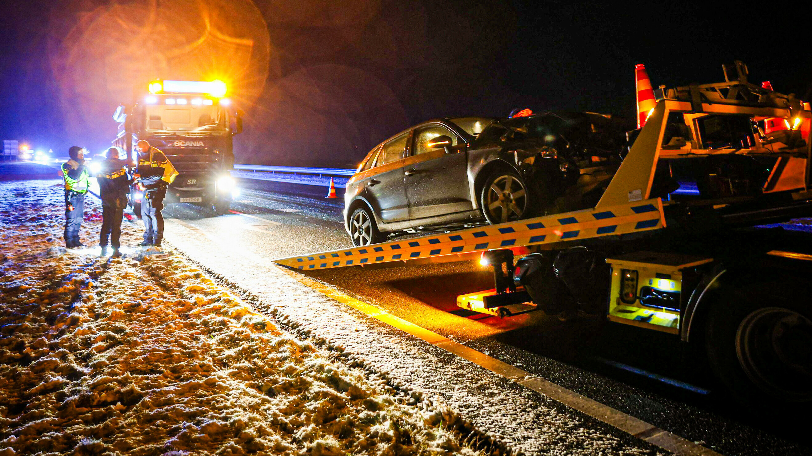 Vrouw (62) verdacht van rijden onder invloed na aanrijding met strooiwagen