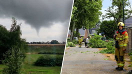 Tornado richt ravage aan in Apeldoorn
