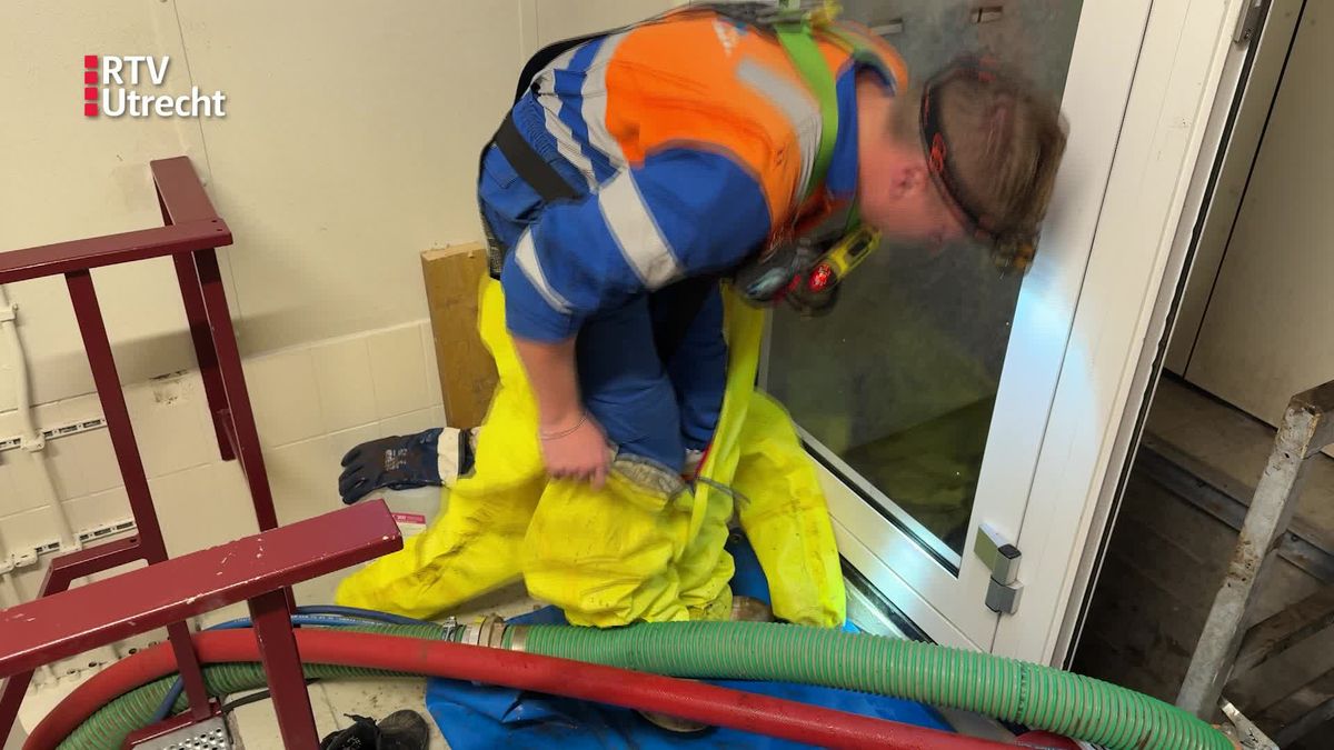 De reinwaterkelder in Park Transwijk wordt onderzocht.