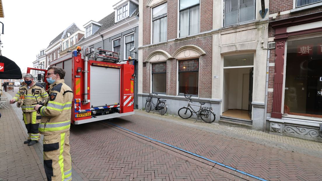 Trappenhuis ingestort in woning in Kampen