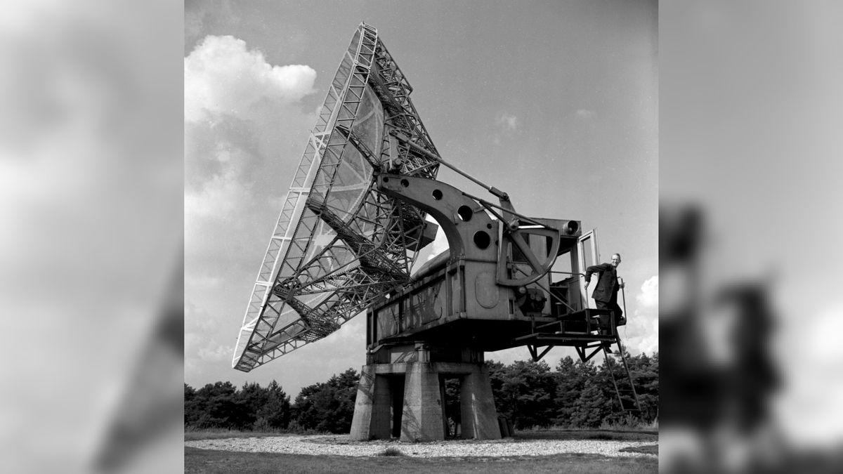 Van Duitse radarantenne in de oorlog naar Nederlandse radiotelescoop