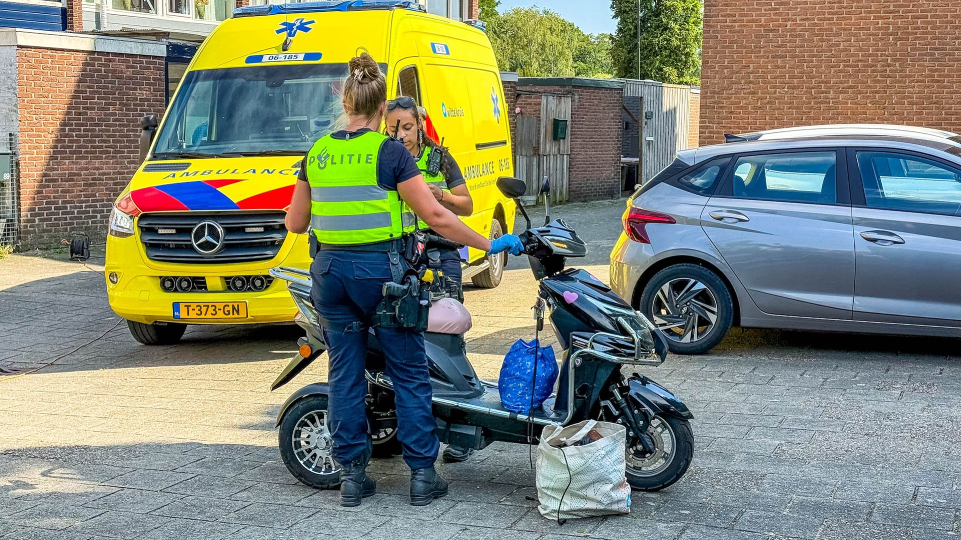 Minder treinen • botsing met scootmobiel